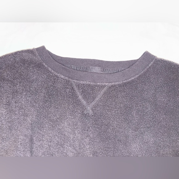 American Eagle This Feels Seriously Huggable Sweatshirt Dark Charcoal – Small - Picture 4 of 12